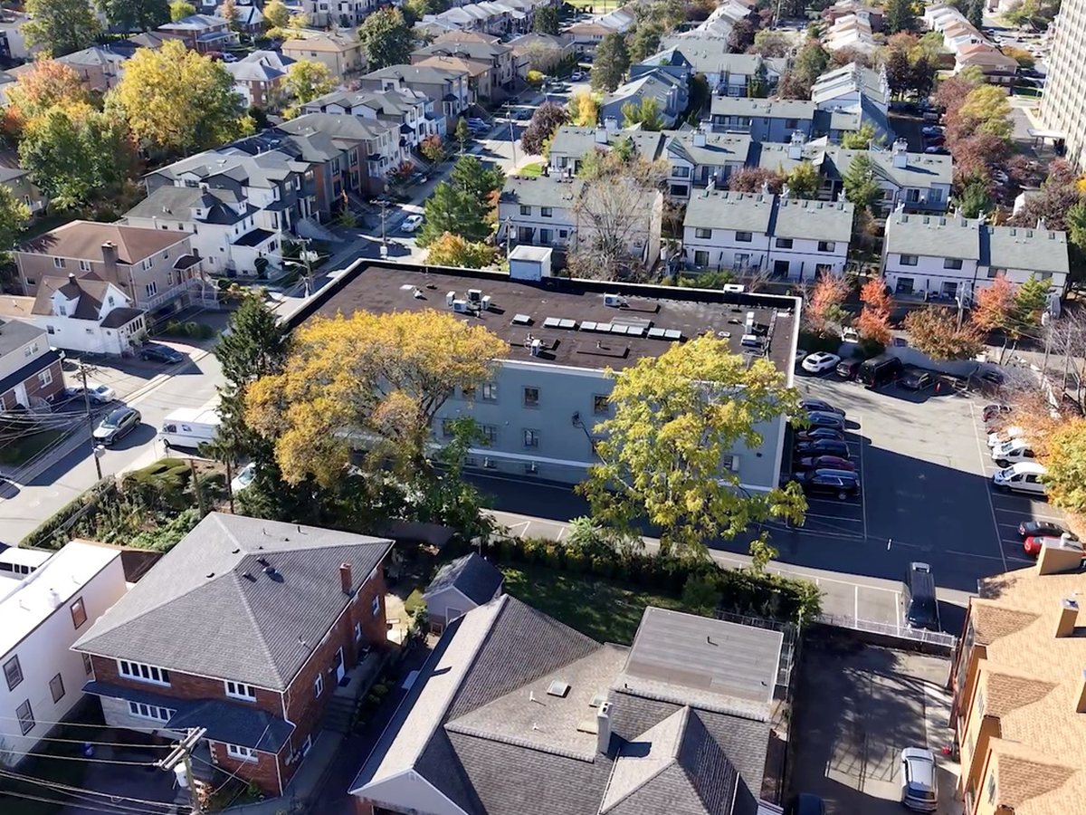 Aerial view of Fort Lee Business Center