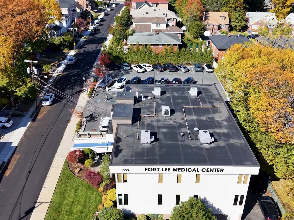 Aerial view of Fort Lee Medical Center